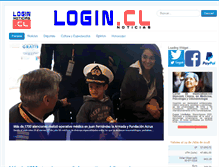 Tablet Screenshot of login.cl