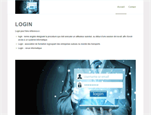 Tablet Screenshot of login.fr